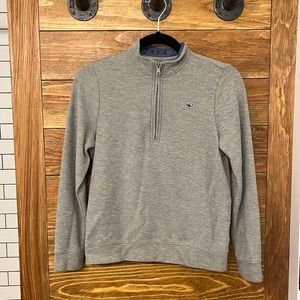 Boys Vineyard Vines Saltwater quarter zip sweater
